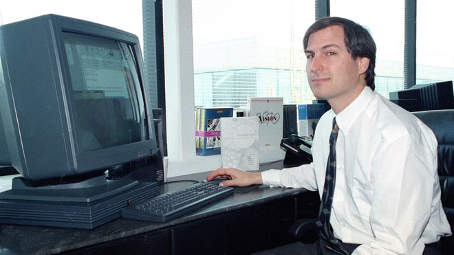 Steve Jobs NeXTstation color 1991.jpg